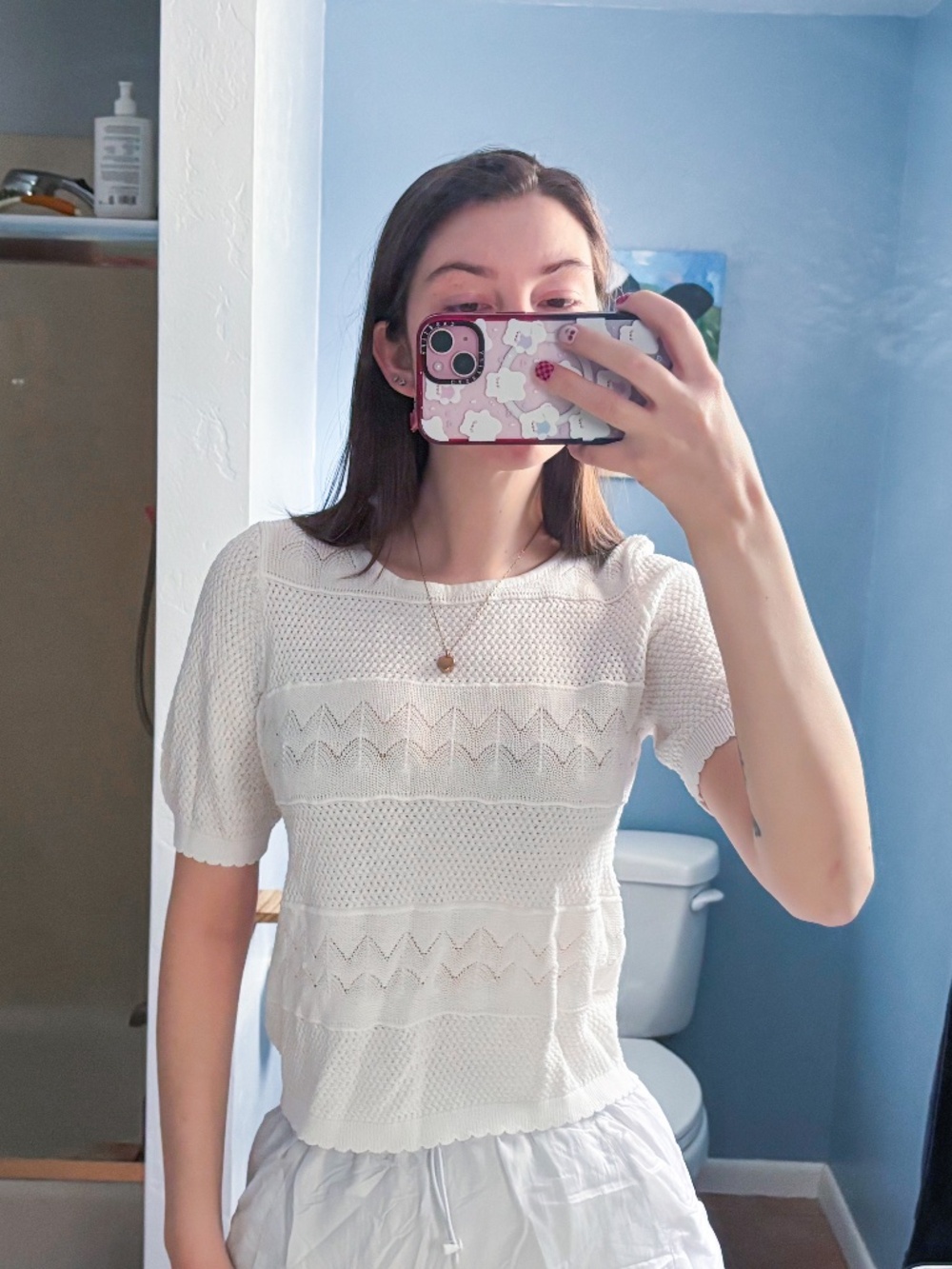Knit Short Sleeve Top